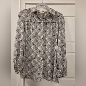 Stylish Black and White Women's Top